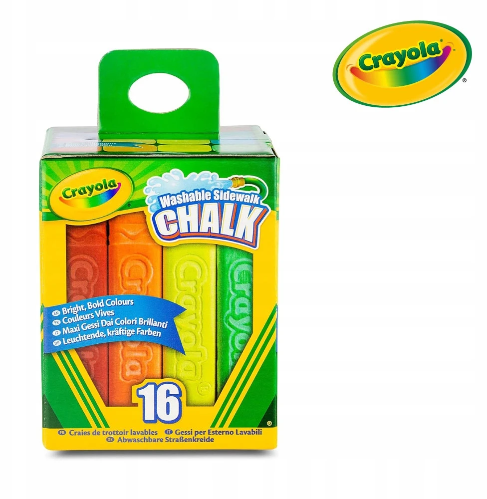 Crayola, Inc. Crayola spalvos šaligatvio kreida 16 vnt. 3+
