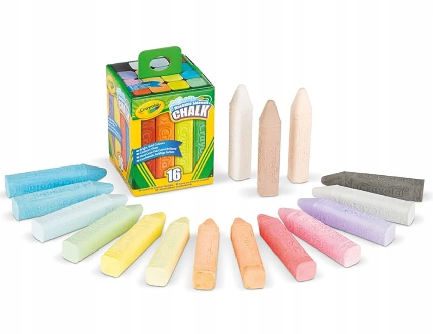 Crayola, Inc. Crayola spalvos šaligatvio kreida 16 vnt. 3+