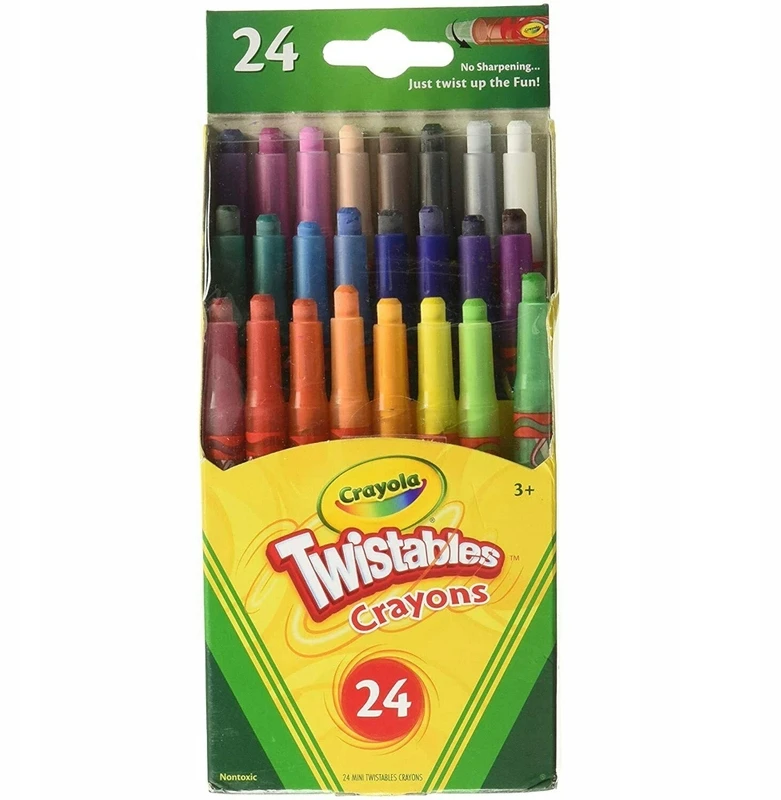 Crayola, Inc. Crayola Twistables kreidelės vaikams, 24 spalvos