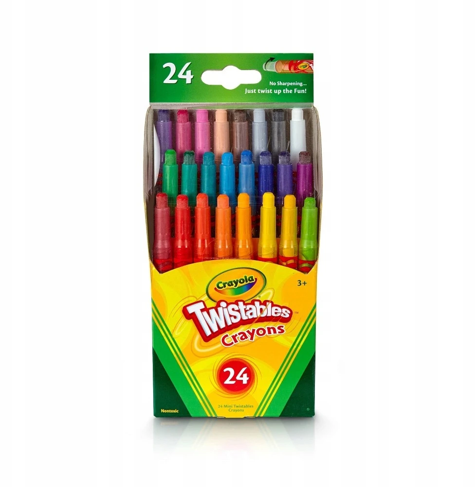 Crayola, Inc. Crayola Twistables kreidelės vaikams, 24 spalvos