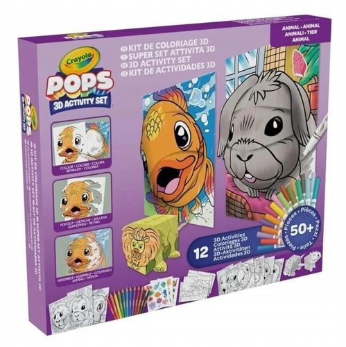 Crayola, Inc. Creative - CRAYOLA - POPS 3D Color Pops Gift Set - Over 12 3D Activities! Ages 6 and up