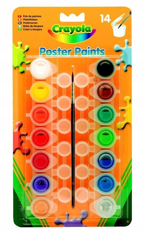 Crayola, Inc. Crayola Vandeniniai dažai (14 spalvų)