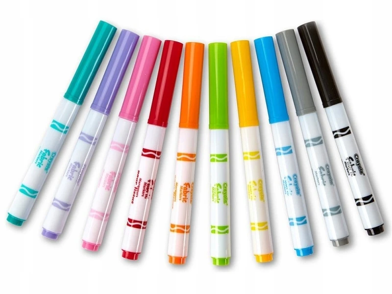 Crayola, Inc. Flomasteriai audiniams, 10 vnt.