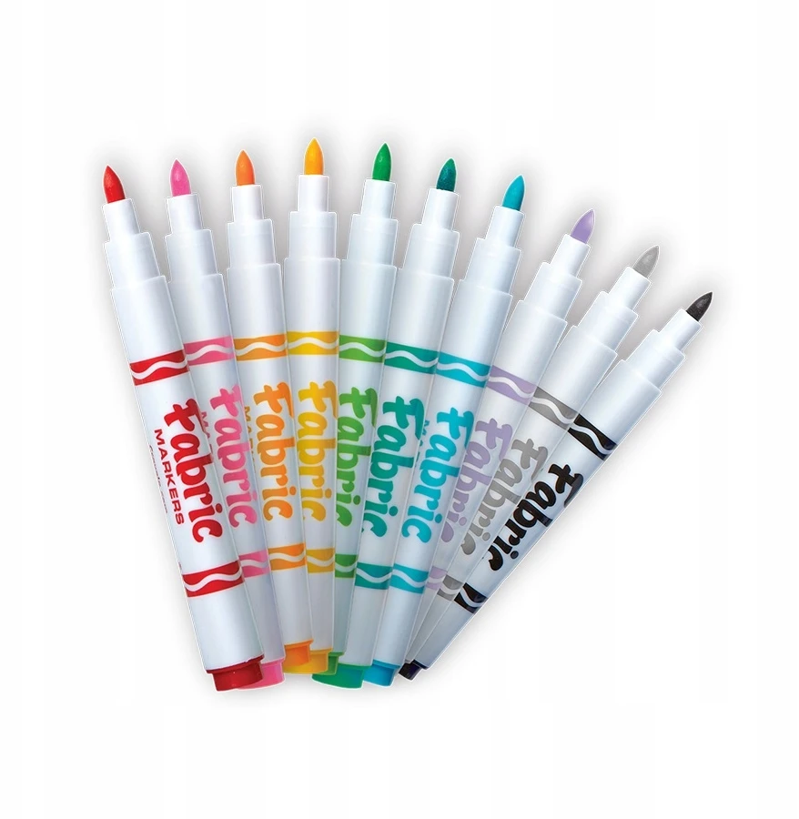 Crayola, Inc. Flomasteriai audiniams, 10 vnt.