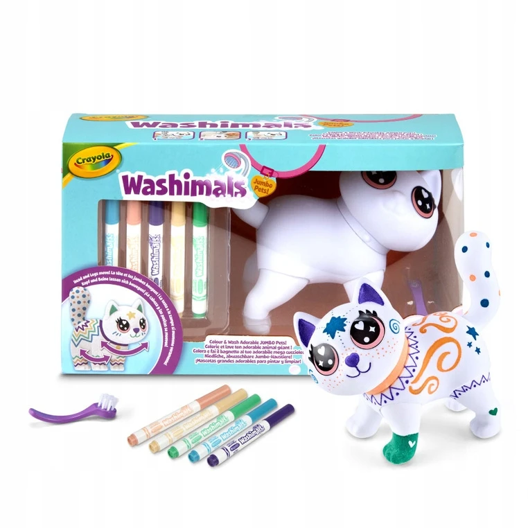 Crayola, Inc. Kūrybinis rinkinys Crayola Washimals Big Jenny 74-7518, 7 d.