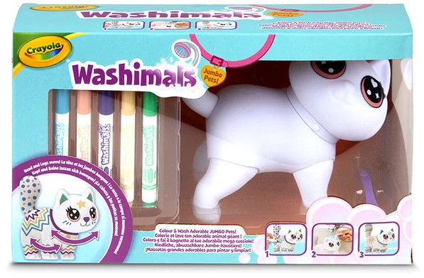 Crayola, Inc. Kūrybinis rinkinys Crayola Washimals Big Jenny 74-7518, 7 d.