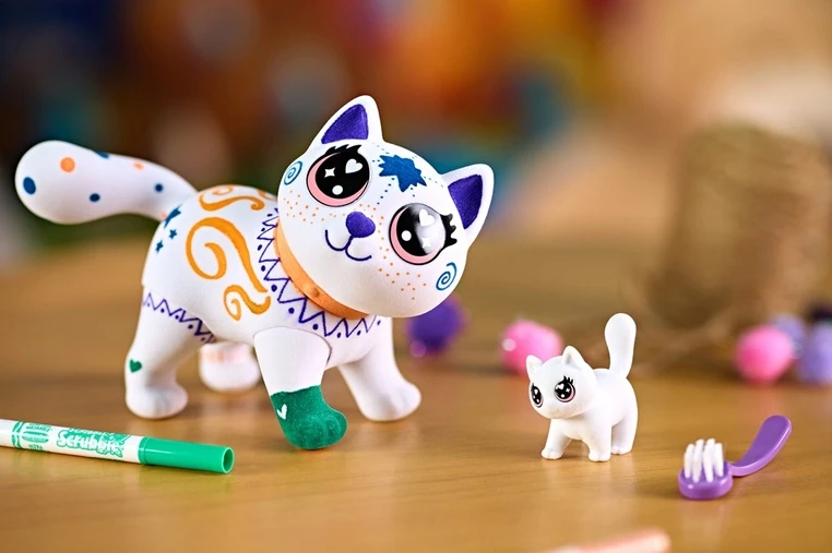 Crayola, Inc. Kūrybinis rinkinys Crayola Washimals Big Jenny 74-7518, 7 d.