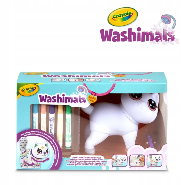 Crayola, Inc. Kūrybinis rinkinys Crayola Washimals Big Jenny 74-7518, 7 d.