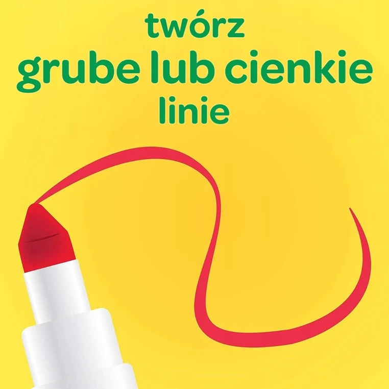 Crayola, Inc. Crayola Super Tips Flamastry mazaki vaikams zmywalne 50szt.