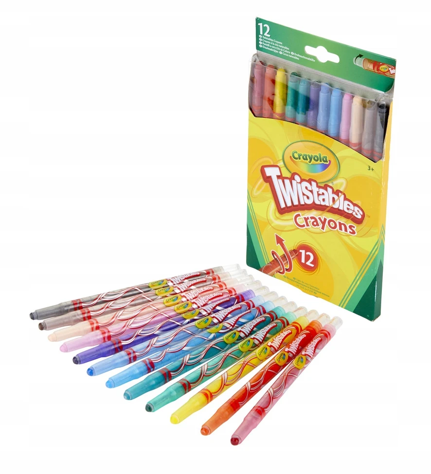Crayola, Inc. CRAYOLA Išsukamos kreidelės, 12 vnt.