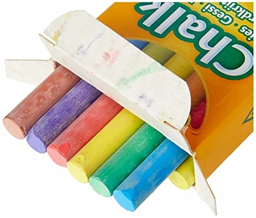 Crayola, Inc. Crayola 12 coloured chalk Daugybė 12 vnt