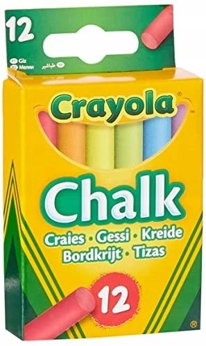 Crayola, Inc. Crayola 12 coloured chalk Daugybė 12 vnt
