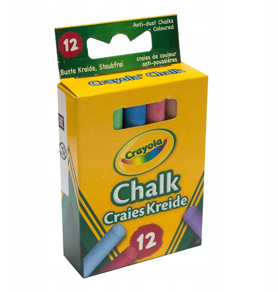 Crayola, Inc. Crayola 12 coloured chalk Daugybė 12 vnt