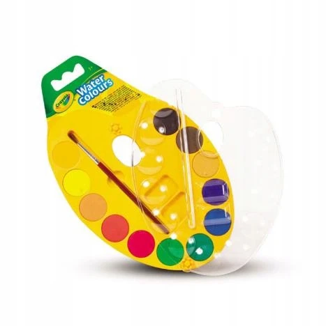Crayola, Inc. CRAYOLA Vandeniniai dažai (12 spalvų)
