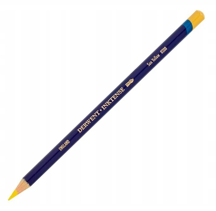 Crayonai Derwent Inktense - Geltonas Saulė 020