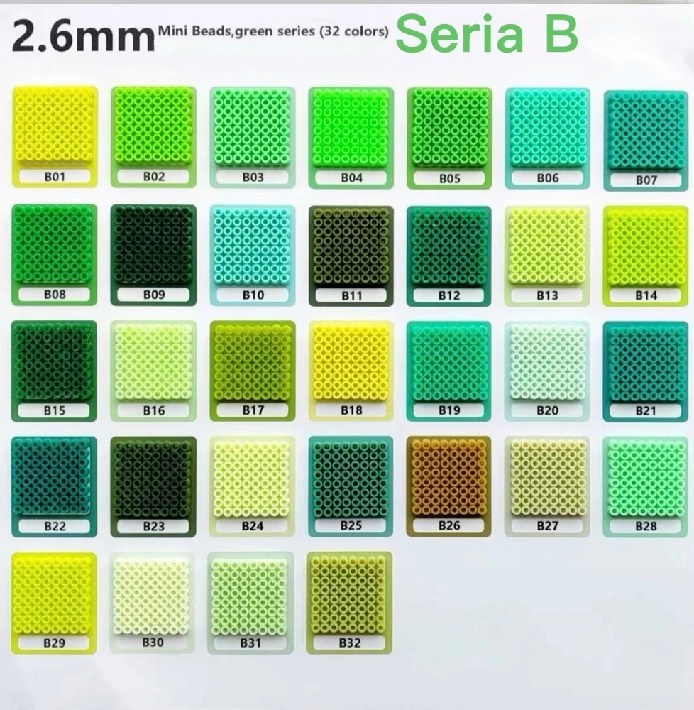 Crazy Pixel lyginimo karoliukai 2,6 mm – mažas buteliukas, 10 g
