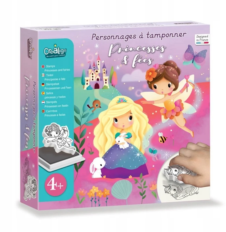 Crea Lign Kūrybinis antspaudų rinkinys, Princesės, Crea Ling