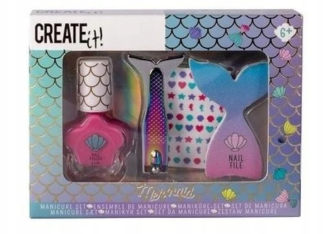 CREATE IT Mermaid manikiūro rinkinys 84608 /6 Create It - Canenco