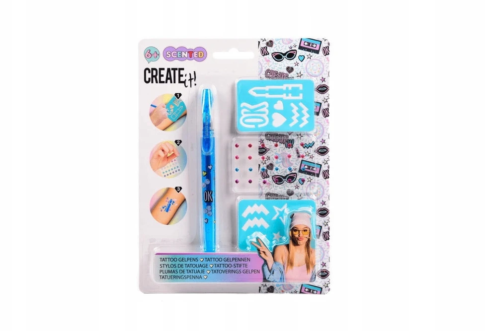 Create It SUKURKITE JĄ! tatuiruočių tušinukų rinkinys 84209 /1