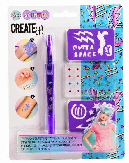 Create It SUKURKITE JĄ! tatuiruočių tušinukų rinkinys 84209 /1