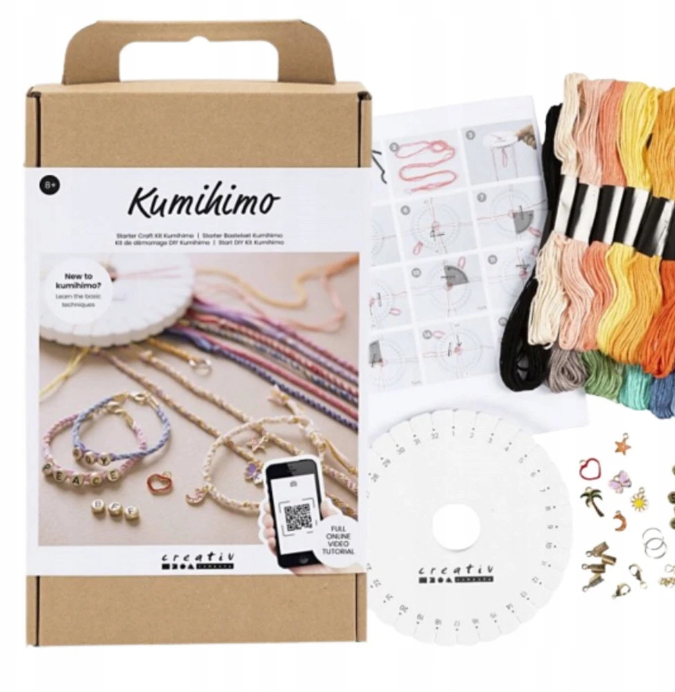 Diy Kitcreative Toys „Pasidaryk pats“ rinkinys – Kumihimo (977549)