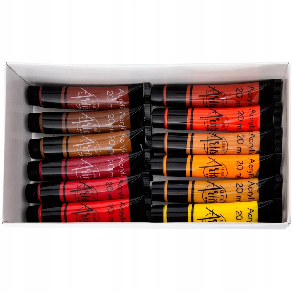Creative Artist AKRILINIAI DAŽAI DIDELIS AKRILINIŲ DAŽŲ RINKINYS 36x20ml AKRILINIAI DAŽAI