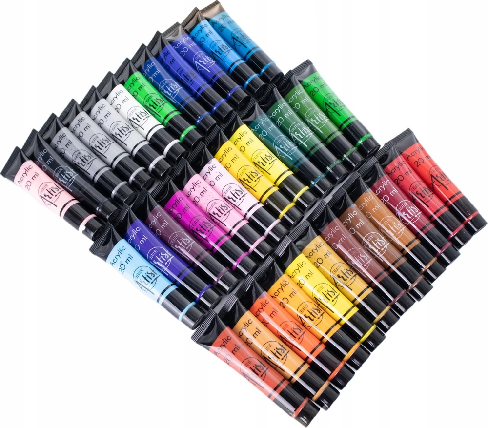 Creative Artist AKRILINIAI DAŽAI DIDELIS AKRILINIŲ DAŽŲ RINKINYS 36x20ml AKRILINIAI DAŽAI