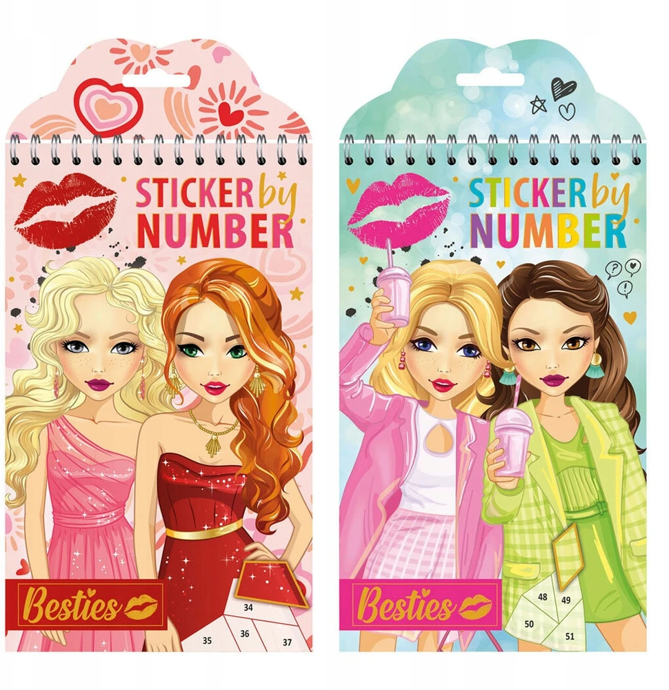 Creative Besties lipdukų tapyba