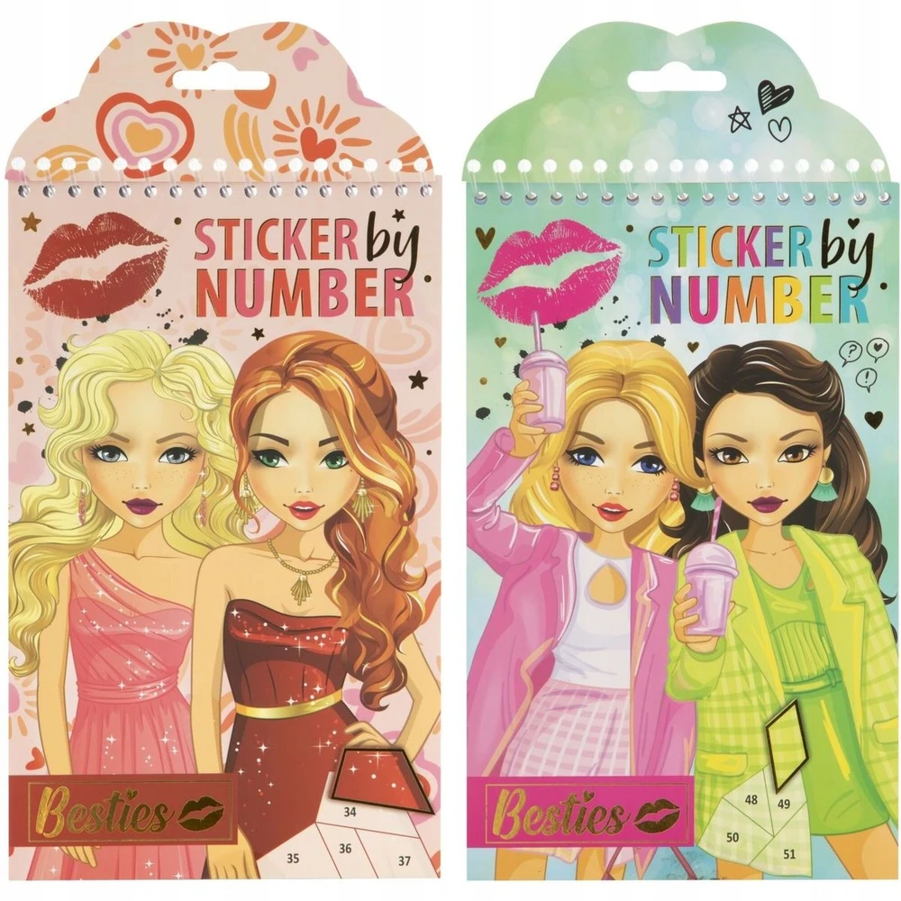 Creative Besties lipdukų tapyba