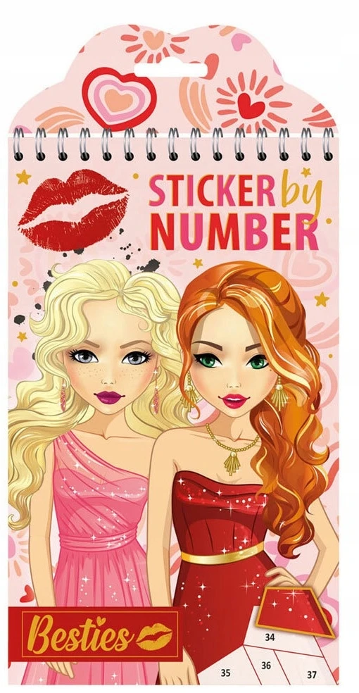 Creative Besties lipdukų tapyba