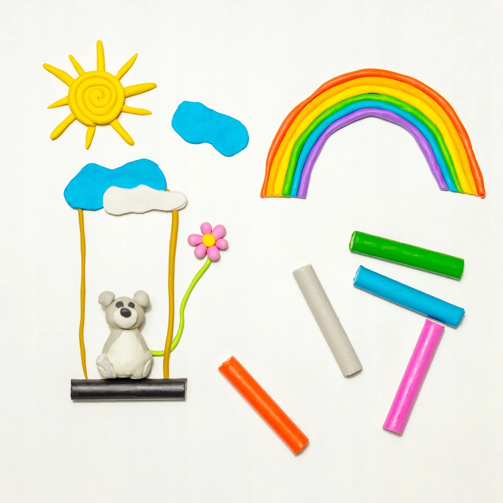 Creative Deco Plastilinas, didelis rinkinys vaikams, 24 spalvos, kūrybiškam klijavimo malonumui