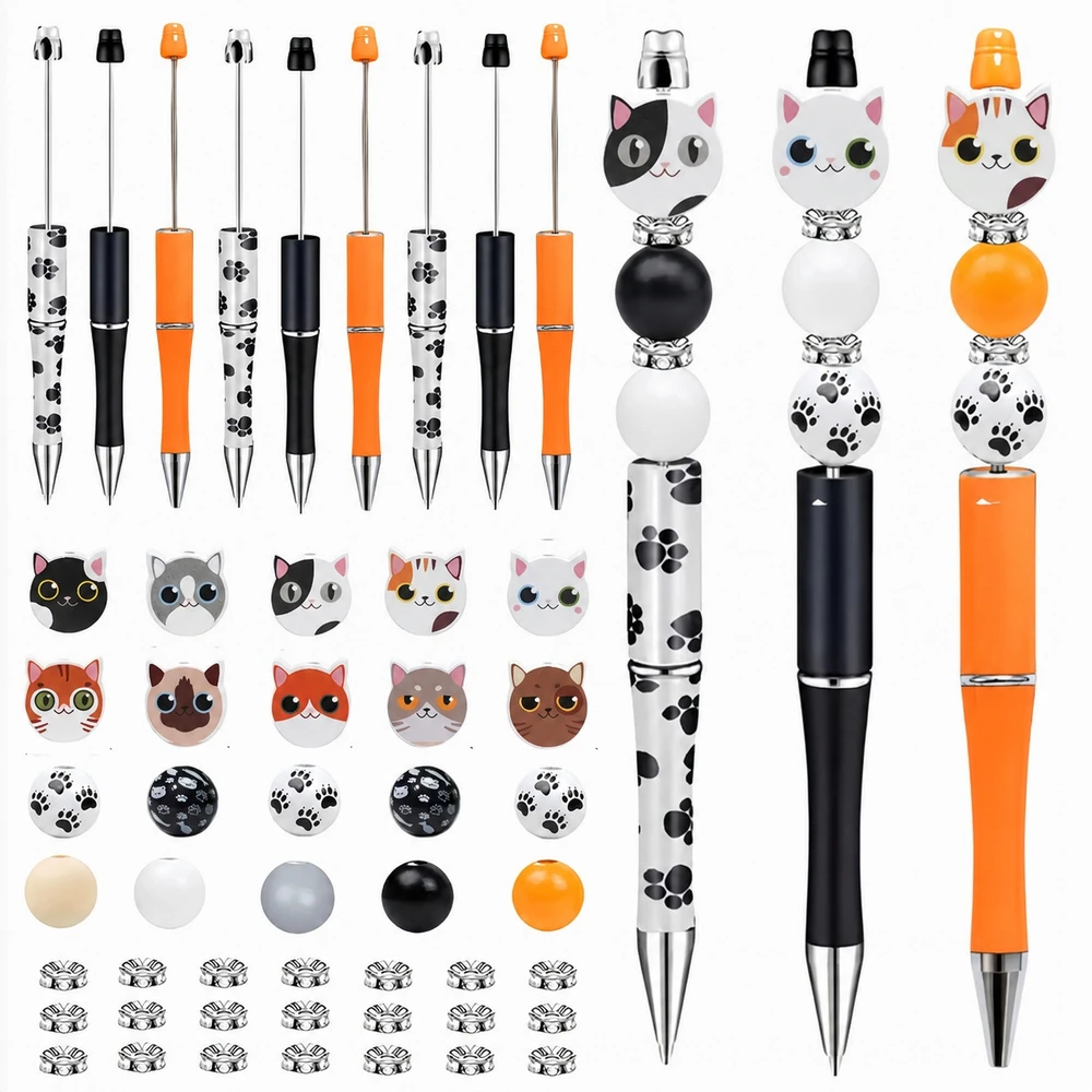 Allvo Creative Pen Gaming Kit Kitty Beads Pen Factory