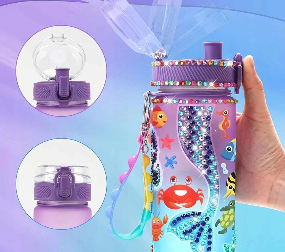 Creative Plastic Art Deimantinio siuvinėjimo butelių dekoravimo rinkinys