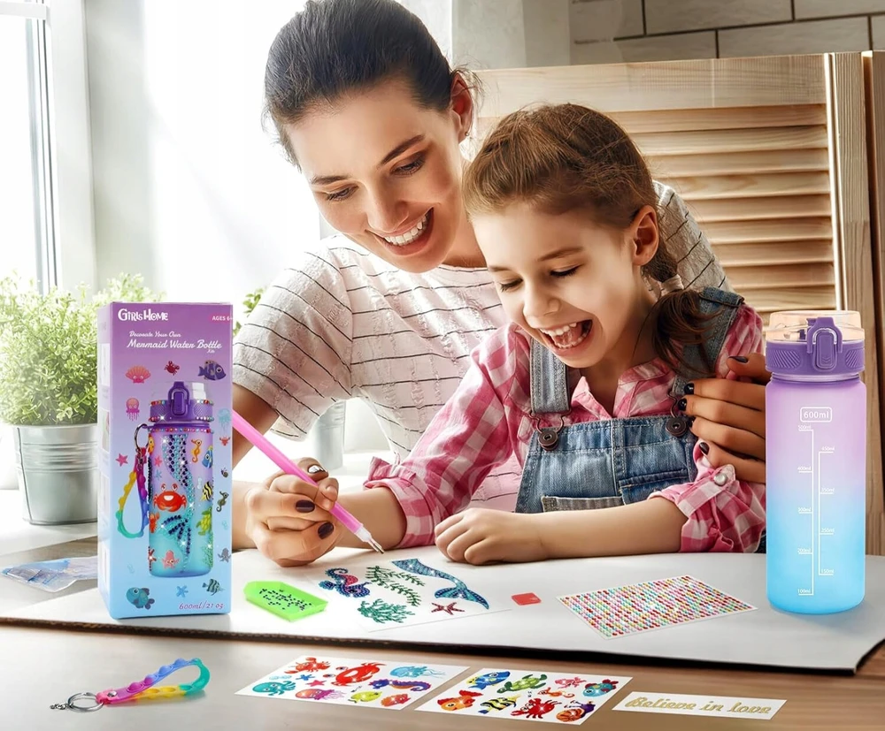 Creative Plastic Art Deimantinio siuvinėjimo butelių dekoravimo rinkinys
