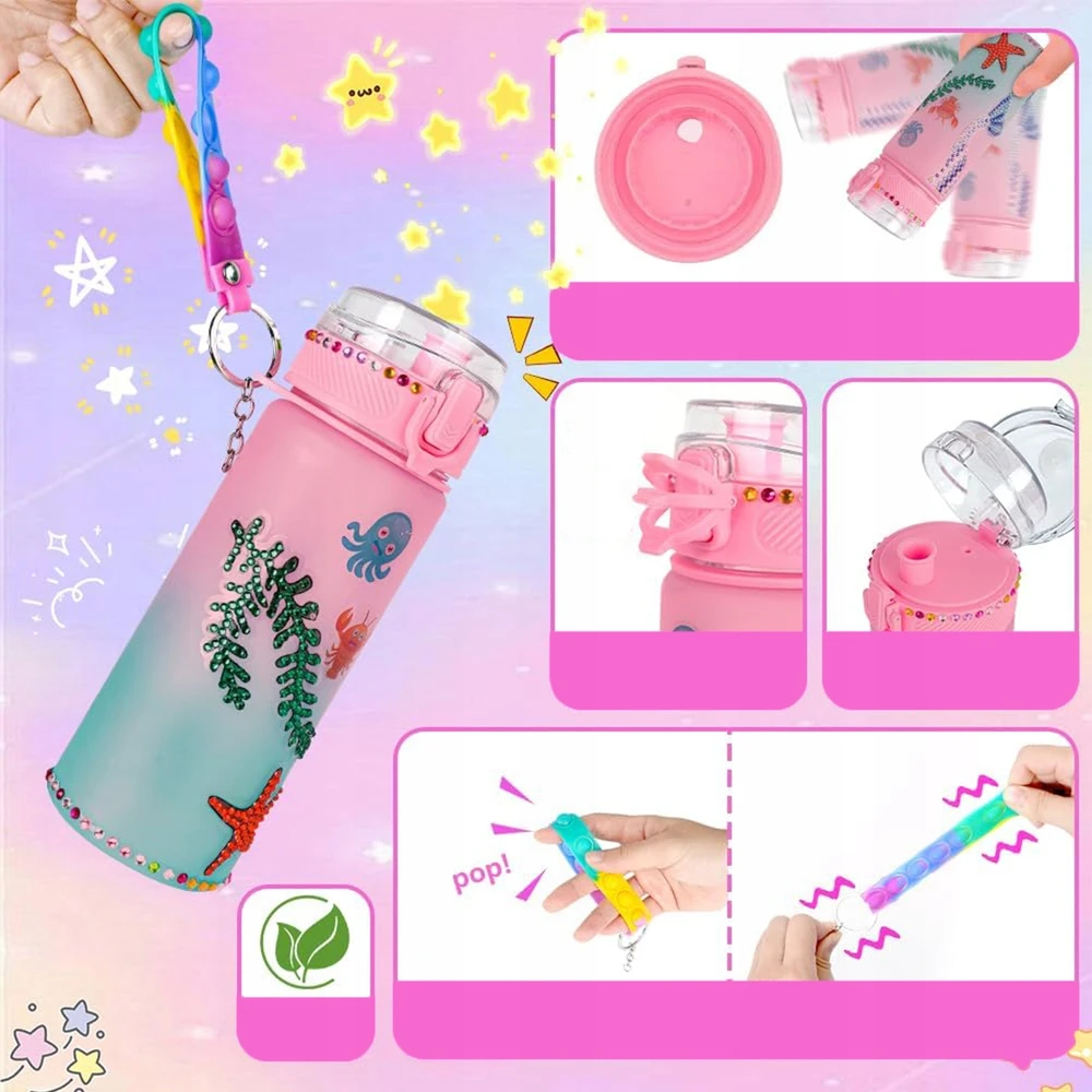 Creative Plastic Arts Deimantinio siuvinėjimo butelių dekoravimo rinkinys