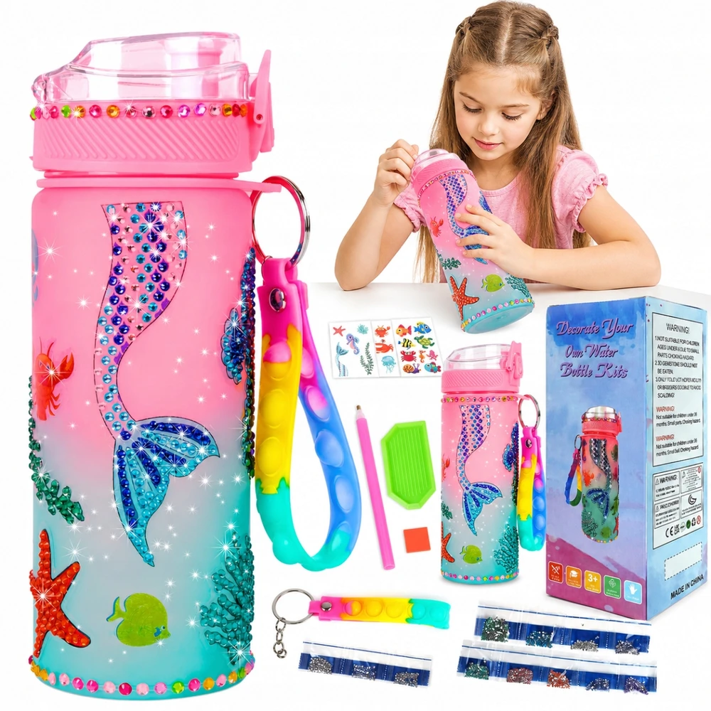 Creative Plastic Arts Deimantinio siuvinėjimo butelių dekoravimo rinkinys