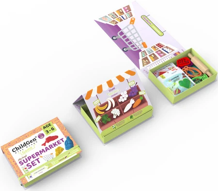 Creative Shop Natūralios tešlos kamuoliukų rinkinys ir priedai - ChildGen (GEN OYUNCAK SANAYİ TİCARET A.Ş.)