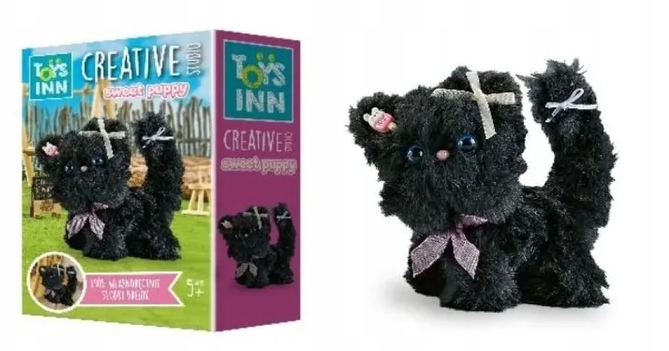 Creative Studio Sweet Puppy - juodas STnux kačiukas