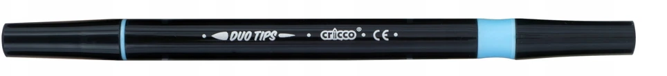 Cricco dvipusiai pastelinių spalvų markeriai, 6 vnt.