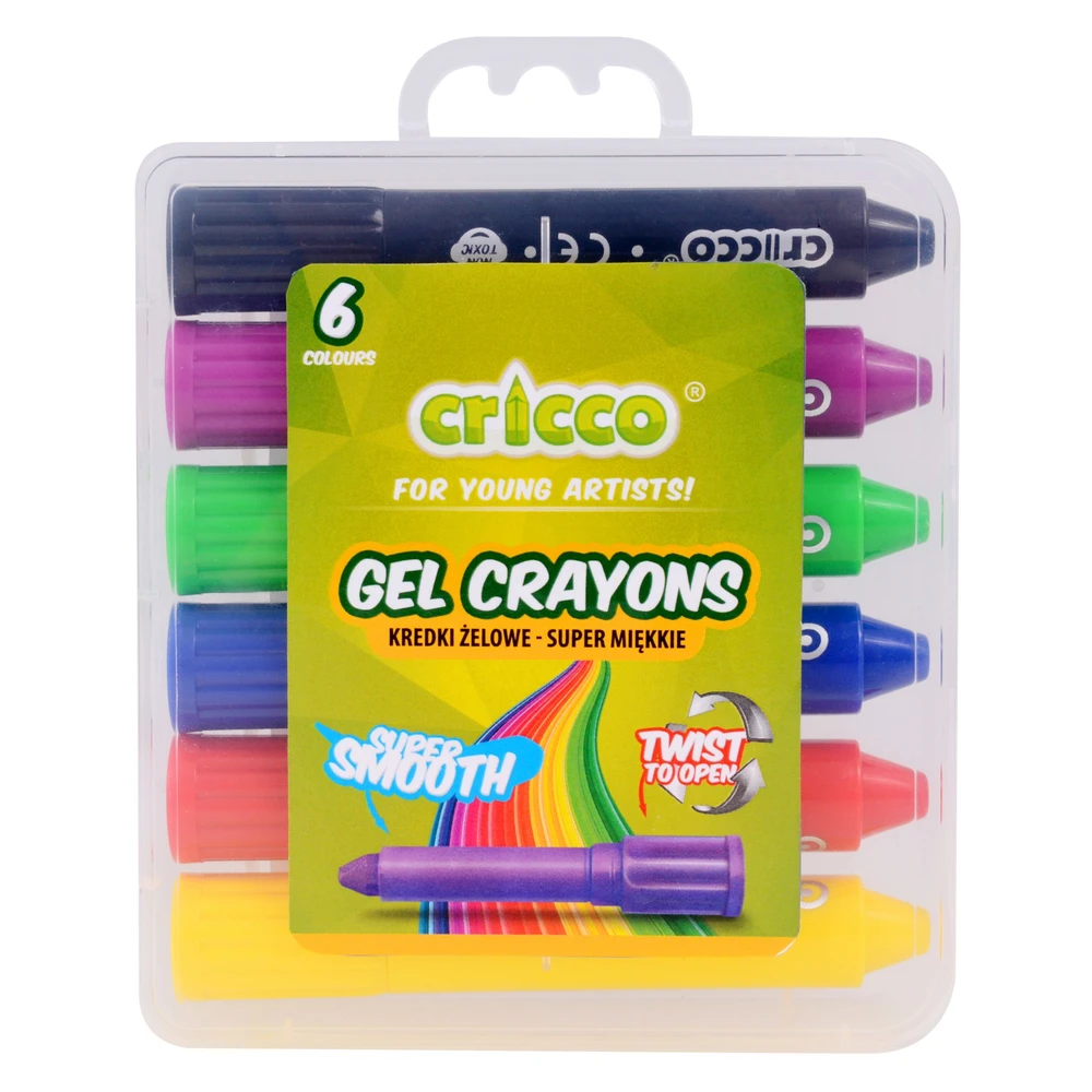 Cricco geliniai pieštukai, 6 vnt.