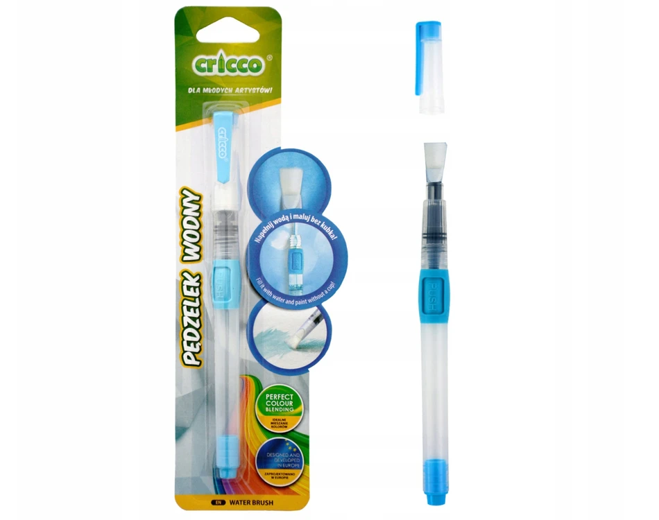 Cricco vandens teptukas akvarelei, plokščias, 8 ml