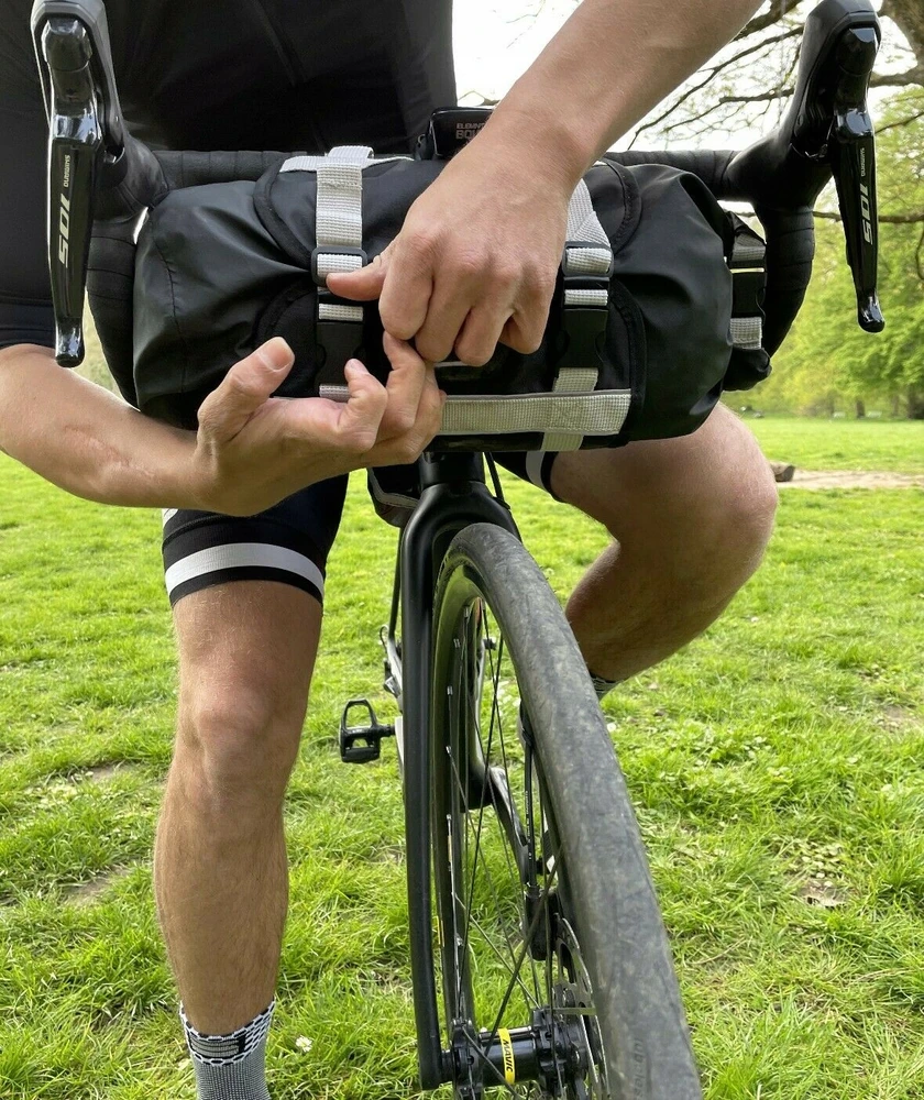 Crivit dviračių dėtuvės sėdmaišis vairas bikepacking H2O kelių žvyras 3 vnt