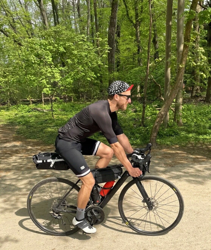 Crivit dviračių dėtuvės sėdmaišis vairas bikepacking H2O kelių žvyras 3 vnt