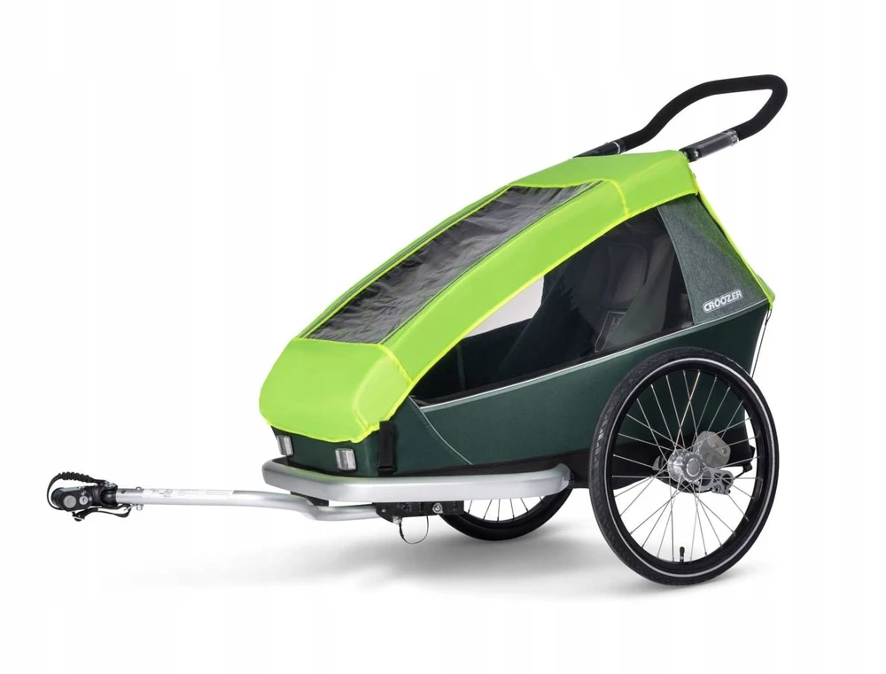 Croozer Kid 1 geltona apsauga nuo lietaus