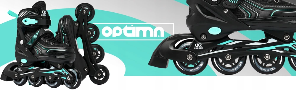 Croxer Optima Juodas / Mint 35-38