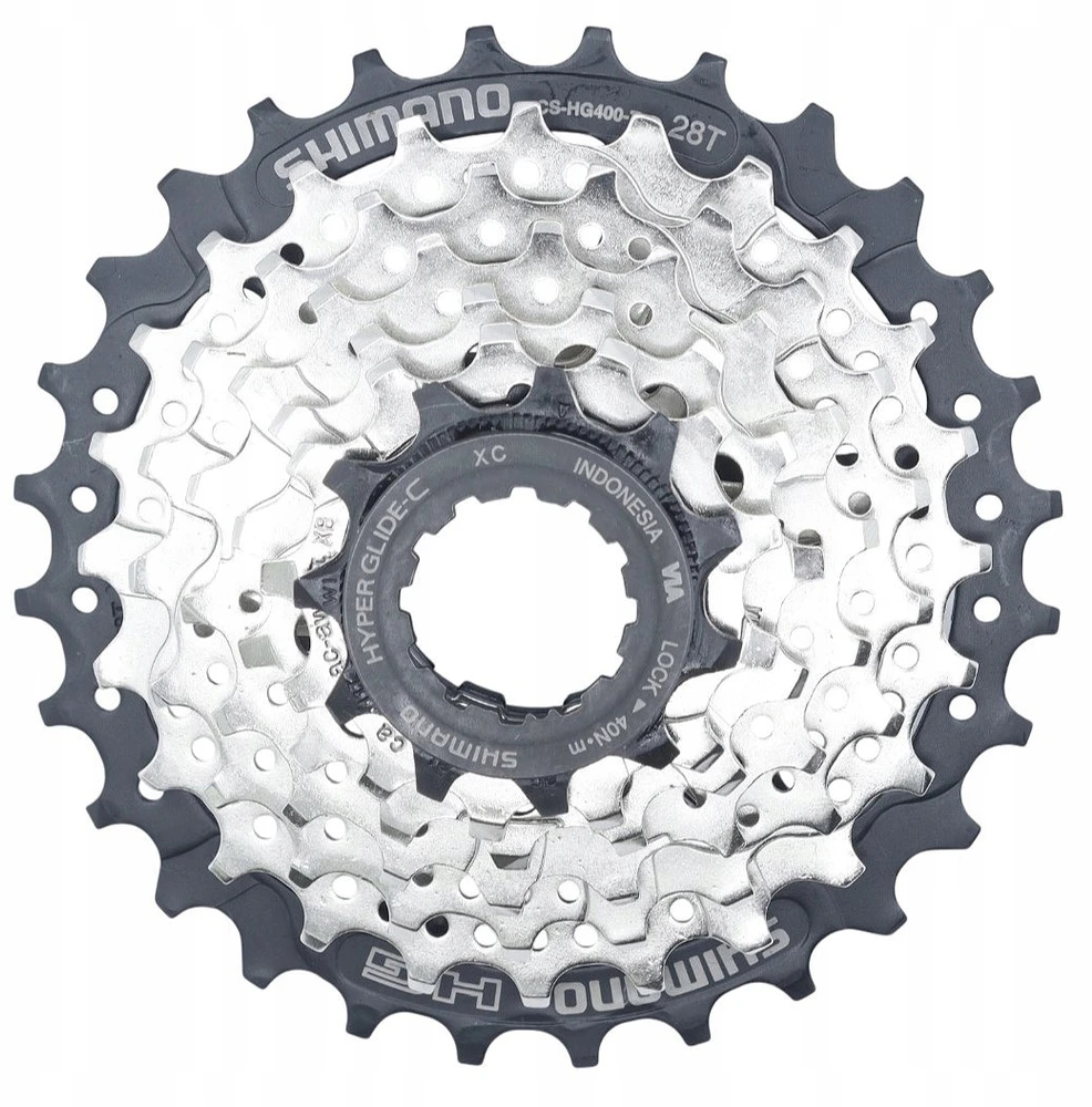 CS-HG400-7 7 greičių kasetė 11-28T + CN-HG40 grandinėlė Shimano rinkinys