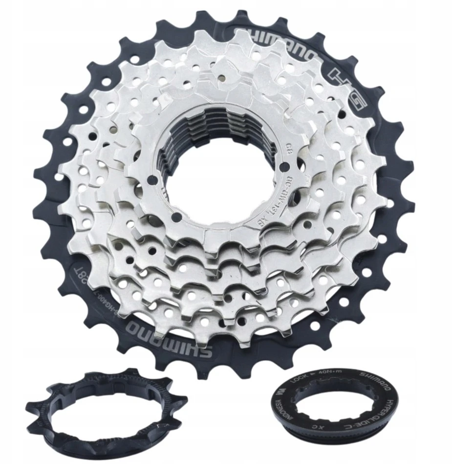 CS-HG400-7 7 greičių kasetė 11-28T + CN-HG40 grandinėlė Shimano rinkinys