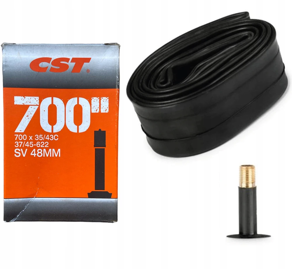 CST A-V 48mm dviračio kamera 700x35/43C Schrader ventilis