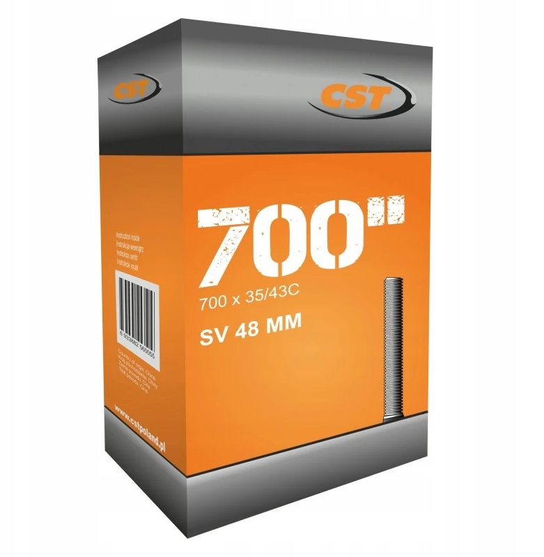 CST A-V 48mm dviračio kamera 700x35/43C Schrader ventilis