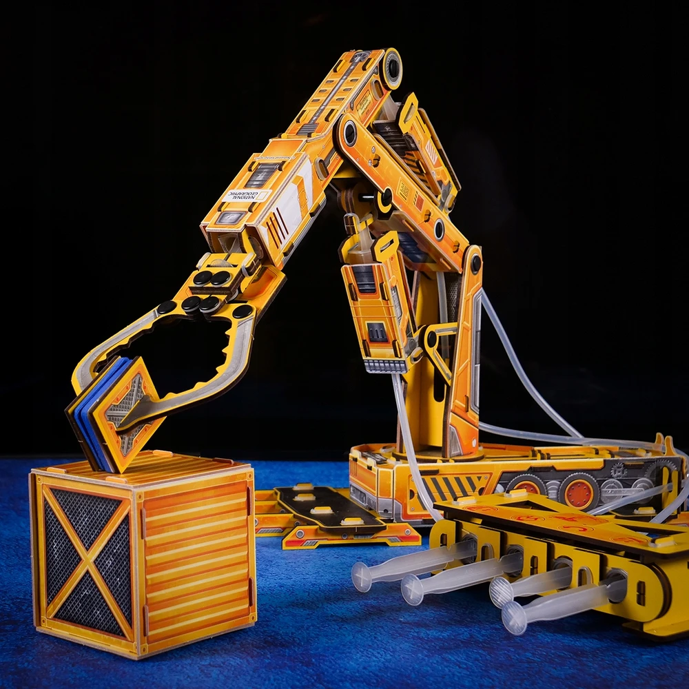 Dėlionė CubicFun National Geographic Hidraulinis robotizuotas manipuliatorius